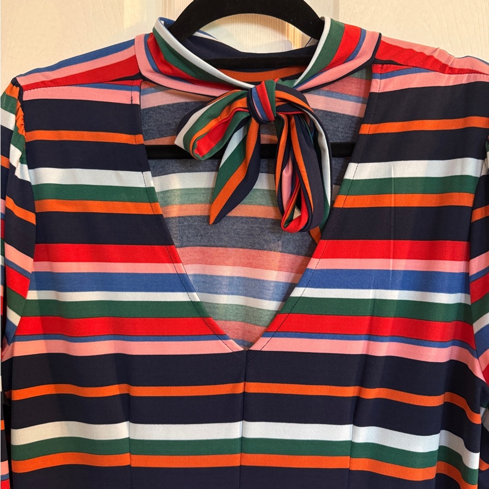 Eloquii Multicolor Striped Dress - Picture 4 of 6